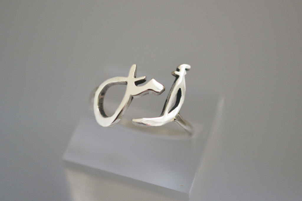 BAGUE " ESPOIR " EN ARGENT (6583562895402)