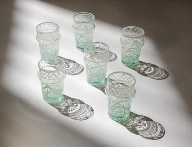 6 VERRES BELDI MM EN VERRE DECORE (10335012167)