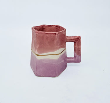 Lot de 2 de Mugs Bicolores Lilas gold (9010890441023)