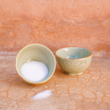2 Empreinte mint gold mini bowls (6678689546282)