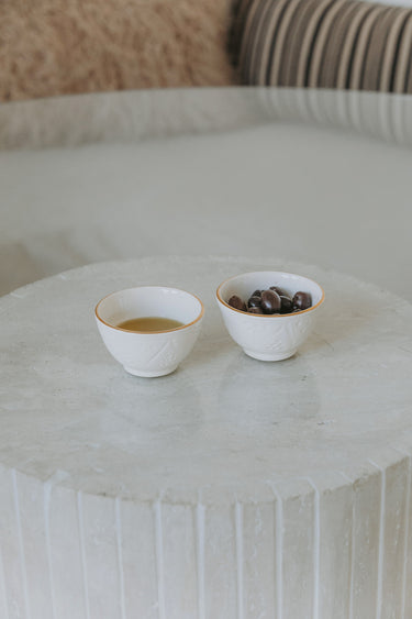 2 Empreinte white gold mini snack bowls (10333946311)
