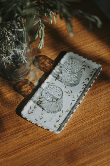 LONG LEAF DECORATIVE TRAY (14892136661375)