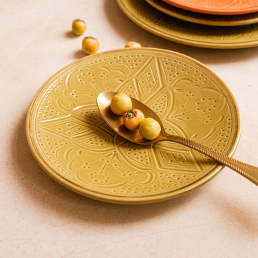 Plate Empreinte kaki  gold (8951666311487)