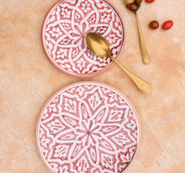Plate Fassia eggplant gold (8048485564735)