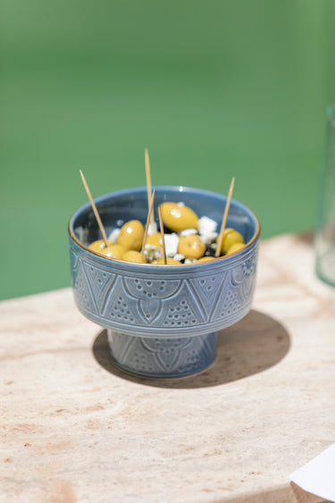 Empreinte blue stone gold aperitivo bowl (6901403287594)
