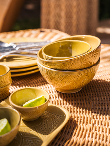 Empreinte kaki gold bowls . salad bowl (8951693836607)