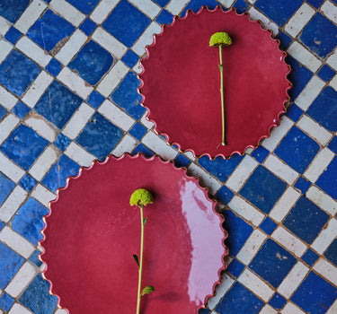 Plates Tazza eggplant gold (8096290963775)