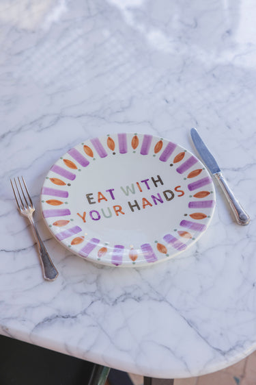 PLATE EAT WITH YOUR HANDS