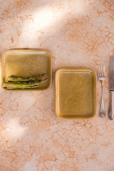 Small tray Empreinte kaki gold (8951716053311)