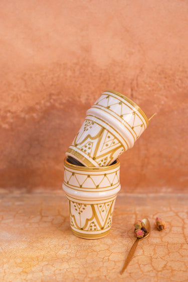 2 Large beldi Zwak kaki gold cups (8995286745407)