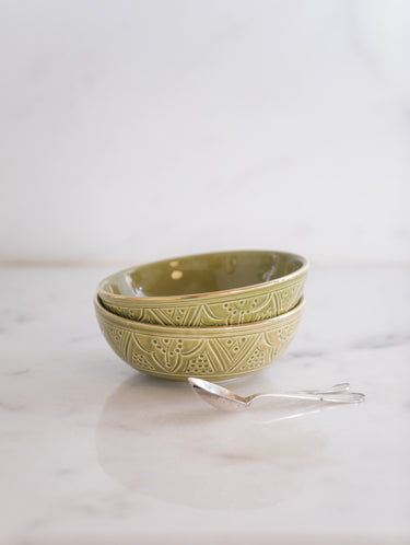 LARGE LOW BOWL IMPRINT KHAKI GOLD (15121494737279)