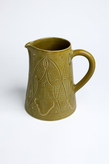 LARGE PITCHER EMPREINTE MINT GOLD (15009188184447)