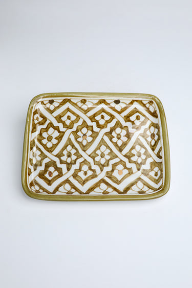 Fassia small tray khaki gold (14979761439103)