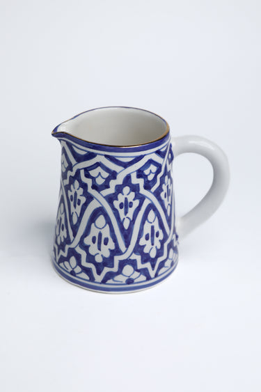 SMALL FASSIA PITCHER MAJORELLE BLUE GOLD (15009231143295) (15009232257407)