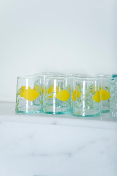 6 EVASE H9 LEMON FRUIT GLASSES (15044669931903)