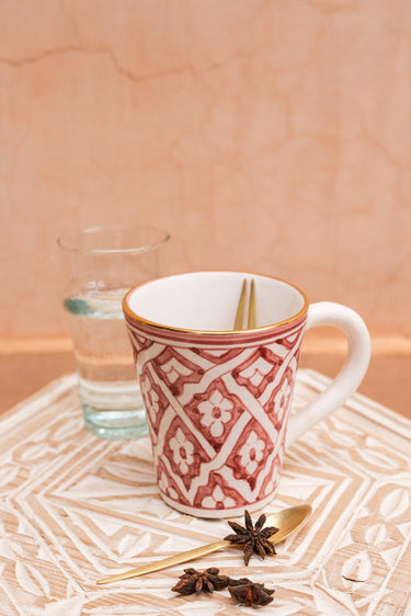 Fassia eggplant gold mug (8093059809599)
