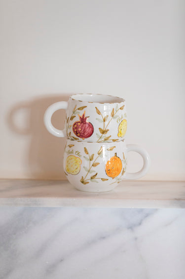 BELDI ROUND MUG TUTTI FRUTTI GOLD (9416081572159)