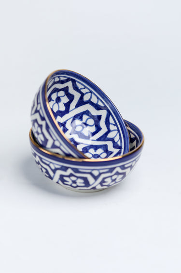 SMALL LOW BOWL FASSIA BLUE MAJORELLE GOLD (15159154934143) (15159168565631)