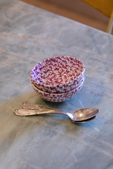 SMALL LOW ROUND BOWL GRANITO LILAC (9699884237119)