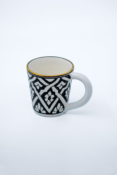 SMALL FASSIA MUG BLACK GOLD (14979757572479)