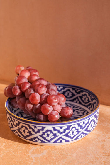 Fassia straight serving dishes majorelle blue gold (6835176079402)