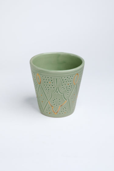 LARGE POT COVER EMPREINTE MINT GOLD (15010310357375)