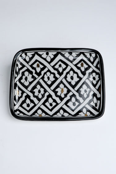 Fassia small tray black gold (15107850568063)