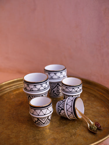 2 Small black zwak coffee cups (15033559351679)