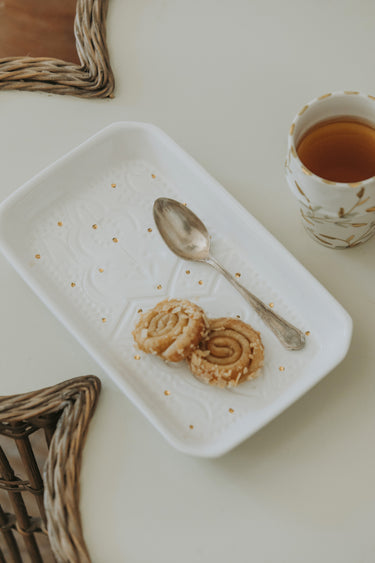 Rectangular tray, gold-white imprint (10333945927)
