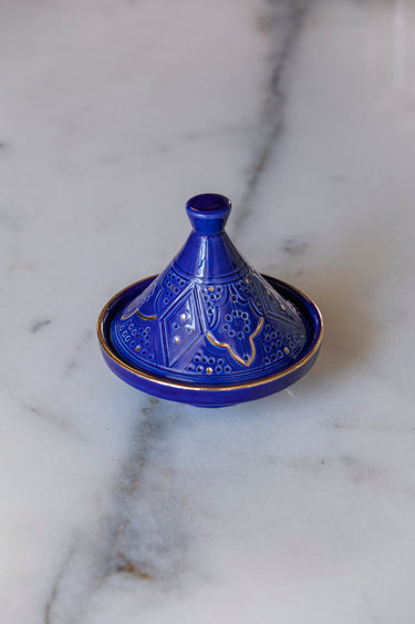 Tajine empreinte majorelle blue gold (6850978611242)