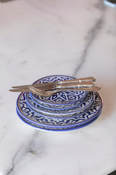 Fassia plate majorelle blue gold (6850983526442)
