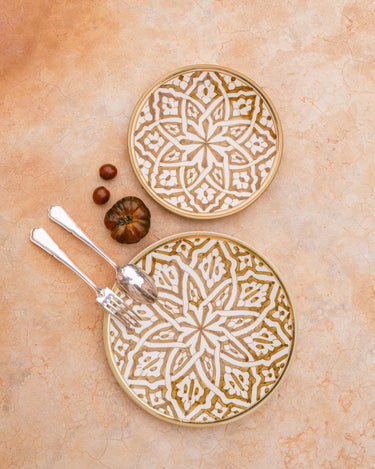 Fassia kaki gold plate (8995165831487)