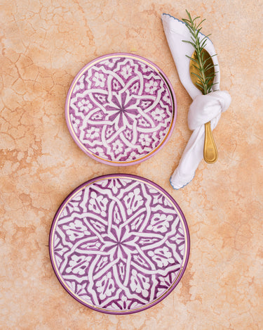 Fassia lilac gold plate (8261232394559)