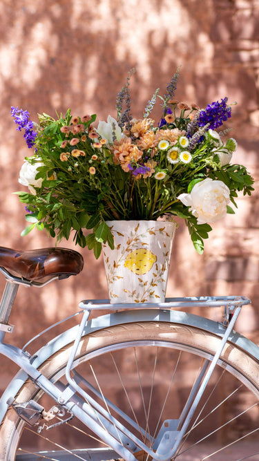 POT COVER OR VASE LEMON GOLD (14957962592639)