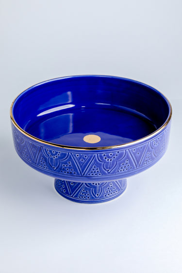 FRUIT BOWL IMPRINT MAJORELLE BLUE GOLD (9655184523583) (14975658885503)