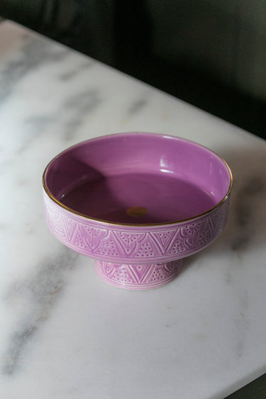 LILAC GOLD IMPRINT FRUIT BOWL (9655194255679)