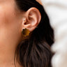 Gold Etoile stem earrings (9010416845119)