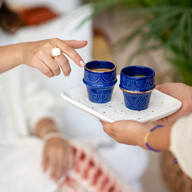 small coffee cup Empreinte Majorelle Blue gold (6820534714410) (14920785559935)