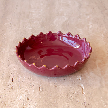 Soup plate tazza gold (8096306037055)