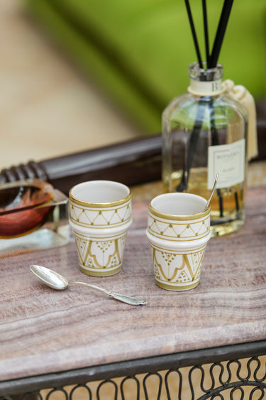 2 Medium beldi Zwak kaki gold cups (8995284681023)
