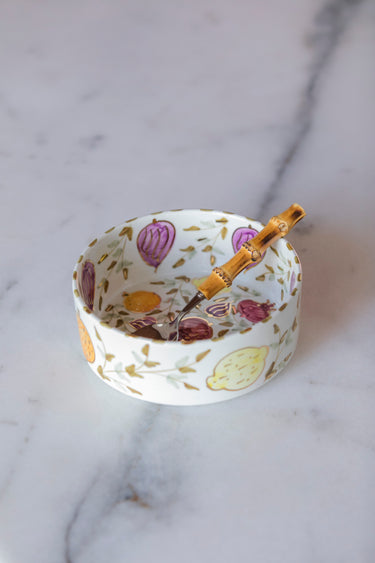 STRAIGHT MULTIFRUIT SALAD BOWL GOLD (15028824867199)