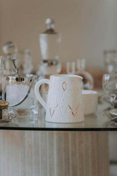 SMALL PITCHER EMPREINTE WHITE GOLD (9655102964031)