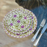 IRIS gold flower plates (14986093560191)