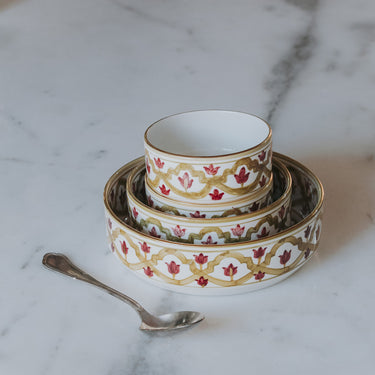 STRAIGHT BOWLS AND SALAD BOWLS LMIDA KAKI GOLD (14811454931327)