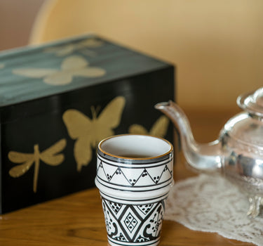 2 Large beldi Zwak black gold cups (384012222497)