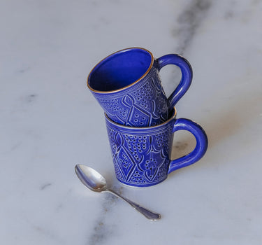 SMALL MUG EMPREINTE BLUE MAJORELLE GOLD CERAMIC (9507188932927)