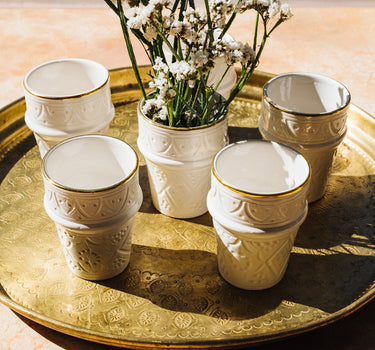 2 Large beldi cups Empreinte white gold (10333944583)