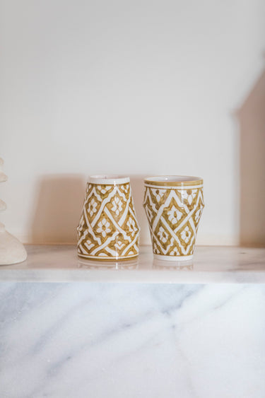 Large beldi Fassia kaki gold mug (8995190341951)