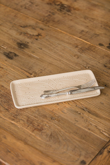 LONG CAKE TRAY EMPREINTE SAHARA GOLD (9655071473983)