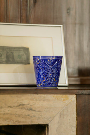 POT OR VASE COVERS EMPREINTE MAJORELLE BLUE GOLD (15010316943743) (15010302624127)